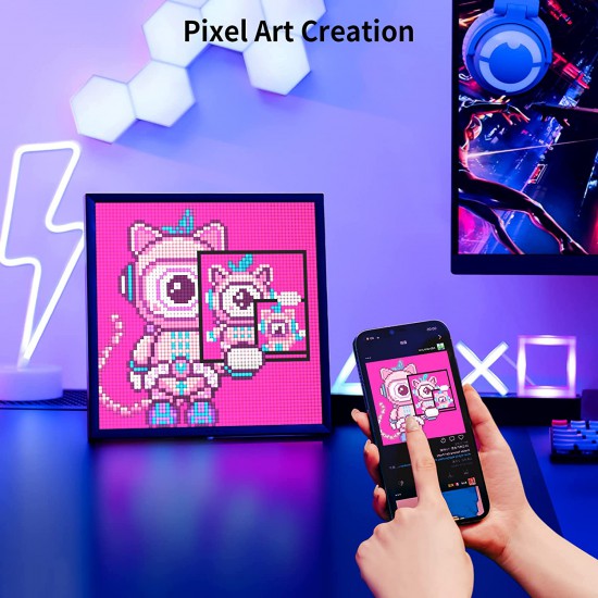 Divoom Pixoo 64 Pixel Art Cloud Frame with APP Control