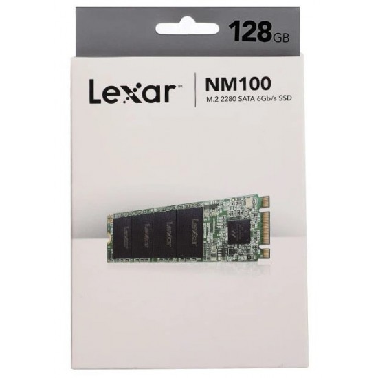 Lexar NM100 M.2 2280 SATA III (6Gb/s) NVMe 128GB SSD