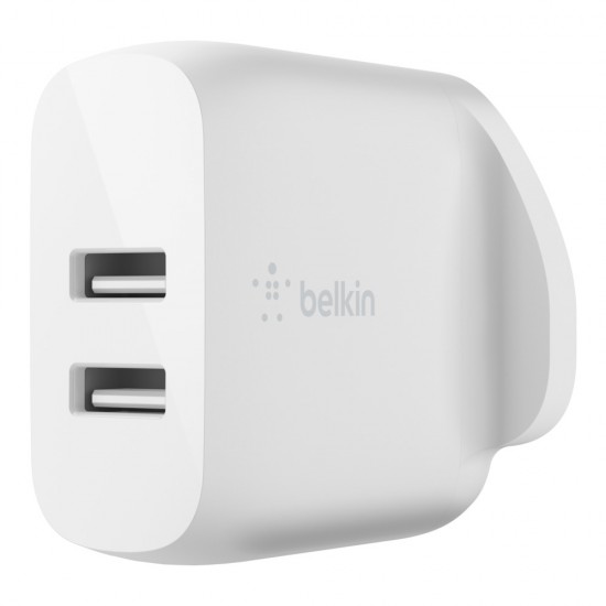 Belkin BOOST?CHARGE? Dual USB-A Wall Charger 24W + USB-A to USB-C