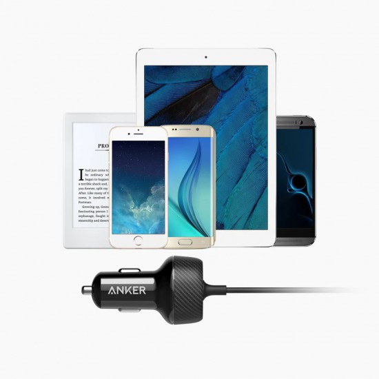Anker PowerDrive 2 Elite Ports with Lightning Connector