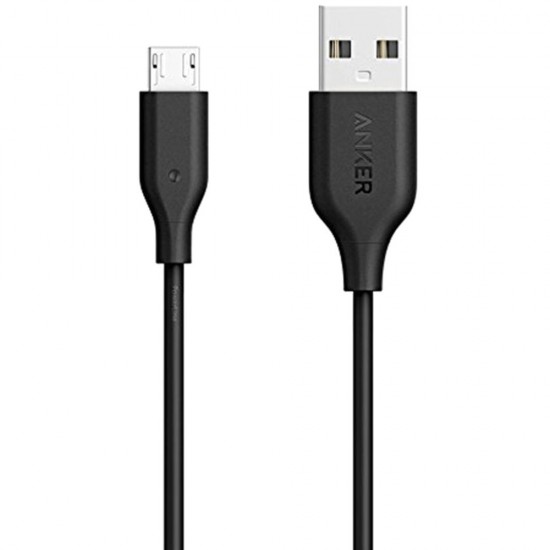 Anker PowerLine USB-A To Micro USB Cable 1.8m - Black