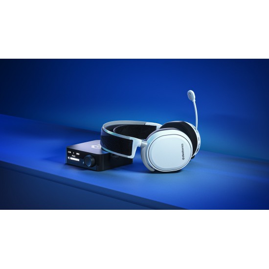 SteelSeries ARCTIS PRO WIRELESS High fidelity audio comes to gaming for the first time - White
