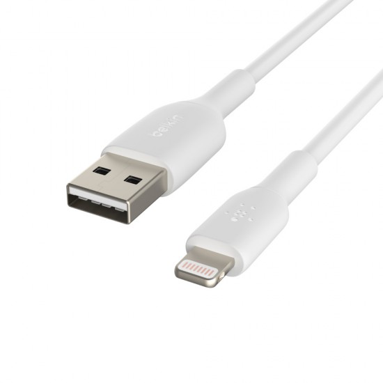 Belkin USB-A To Lightning Cable Nylon 3m - White