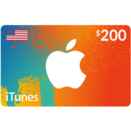 iTunes Gift Card $200 (US)