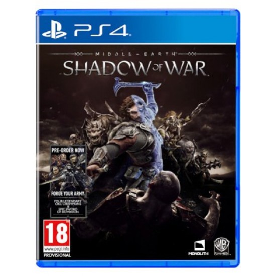 (USED) Middle-Earth Shadow Of War (Game Withe Arabic Subtitle )  - PS4 (USED)