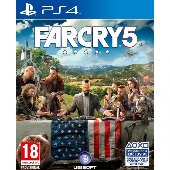 Far Cry 5 (Arabic & English ) Region 2 - PlayStation 4 Standerd Edition