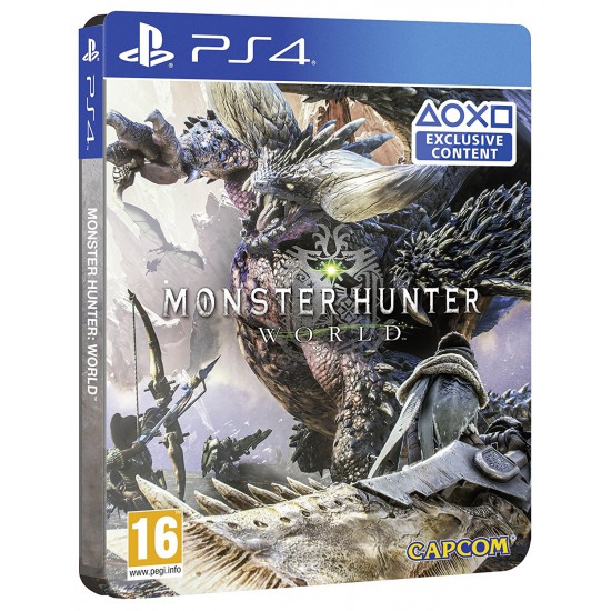 Monster Hunter World Steel Book Edition (PS4) 