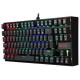 Redragon K552 60% Mechanical Gaming Keyboard 87 Key Keyboard KUMARA USB Wired Cherry MX Blue Equivalent Switches for Windows PC Gamers English US QWERTY Layout (Red Backlit - Black)
