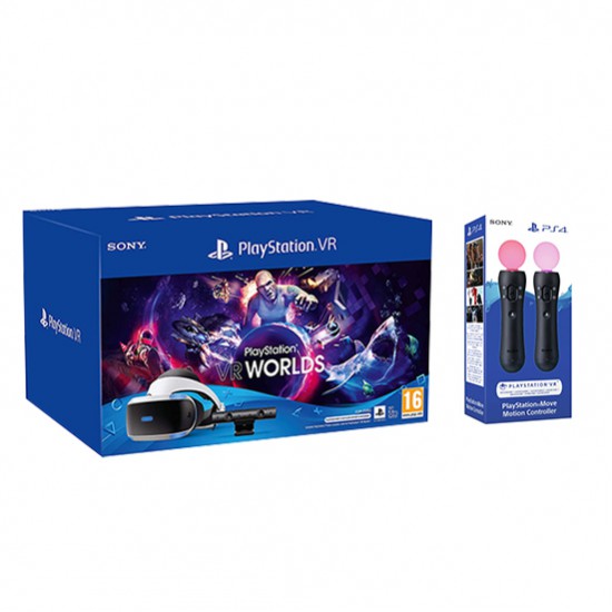 PlayStation VR Starter Pack + PlayStation Twin Pack (PS4) | ICEGAMES الثلج للألعاب