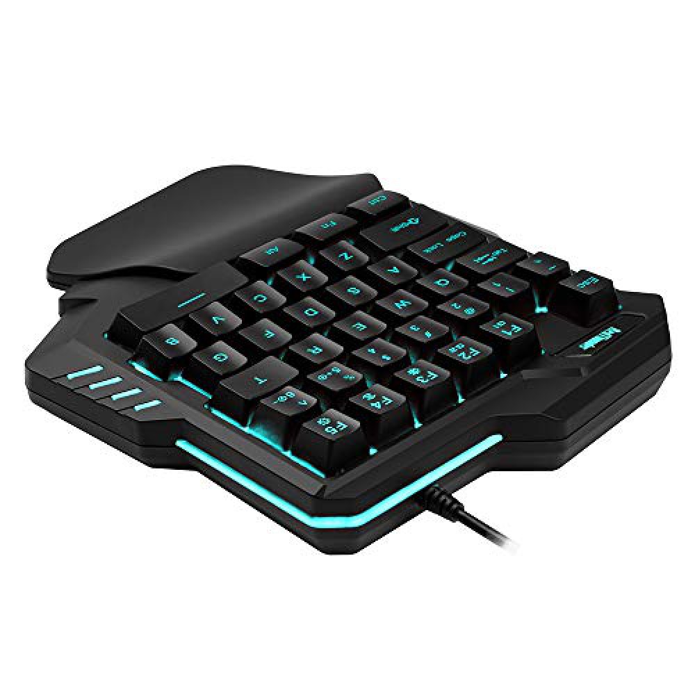 RedThunder G92 One-Handed Gaming Keyboard RGB Backlit Portable Mini ...