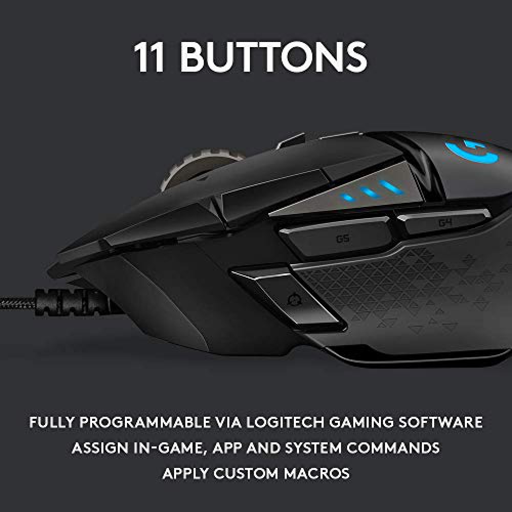 Logitech G502 Se Hero High Performance Rgb Gaming Mouse With 11 Programmable Buttons Icegames 5113