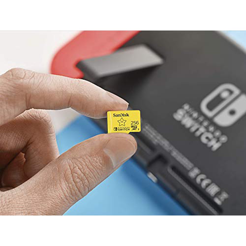 SanDisk 256GB MicroSDXC UHSI Memory Card for Nintendo Switch SDSQXAO