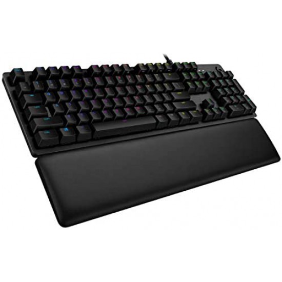 Logitech G513 Carbon LIGHTSYNC RGB Mechanical Gaming Keyboard with Romer-G Linear Switches