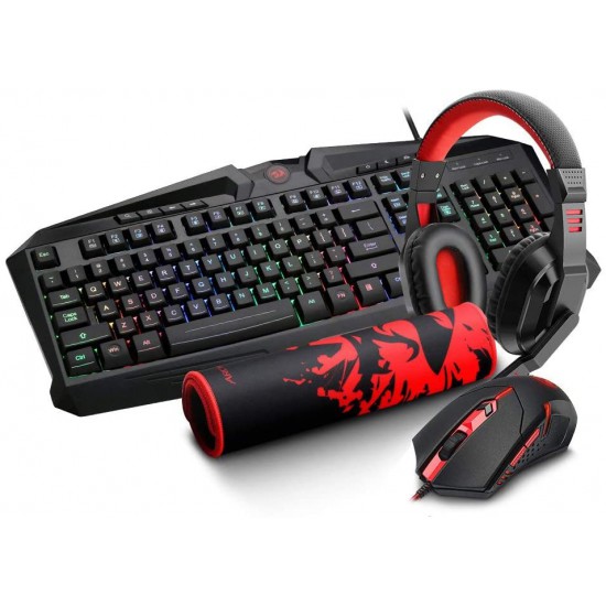 Redragon S101 Wired Gaming Keyboard and Mouse Combo RGB Backlit Gaming ...