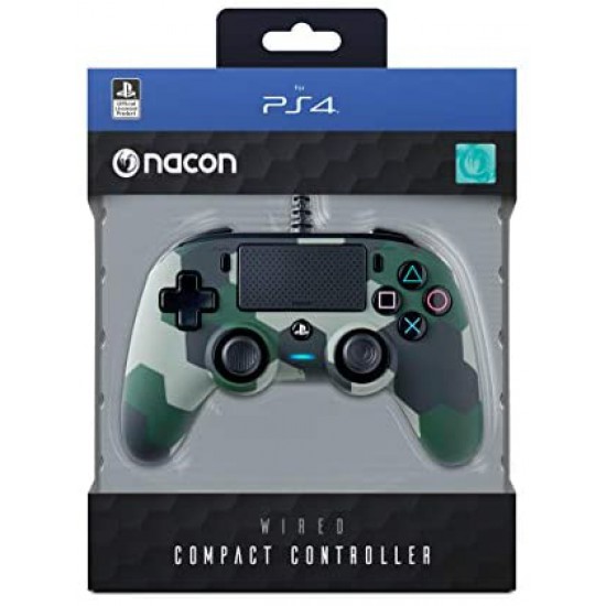 Nacon Compact Camogreen Controller With Cable Official Sony