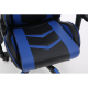 Devo Gaming Chair - Fliktik Carbon Fiber Blue