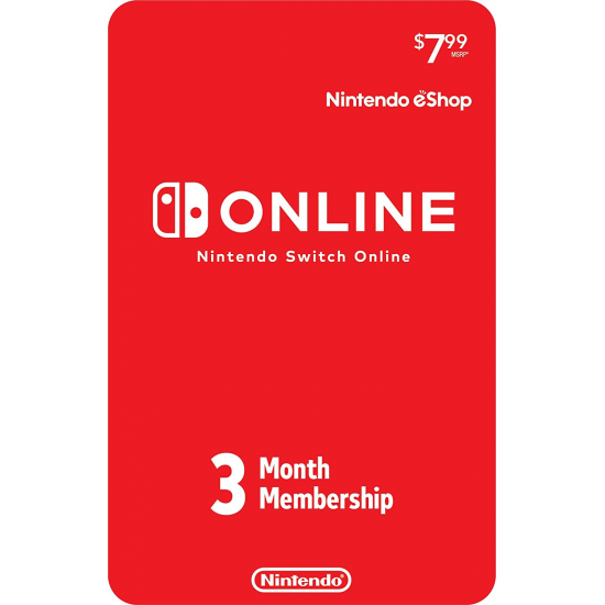 Nintendo Online Membership ( US / 3M )
