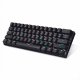Motospeed CK62 Wired/Bluetooth Mechanical Keyboard [Black] - Red Switches - Arabic