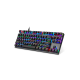 Motospeed GK82 Wired/Bluetooth Mechanical RGB Gaming Keyboard [Black] - Blue Switches
