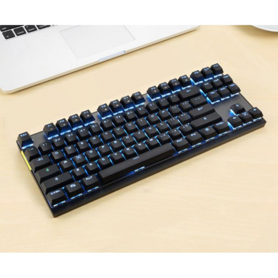 Motospeed GK82 Wired/Bluetooth Mechanical RGB Gaming Keyboard [Black] - Blue Switches