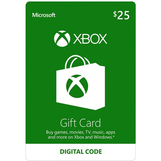XBOX Digital Code ( $25 / US )