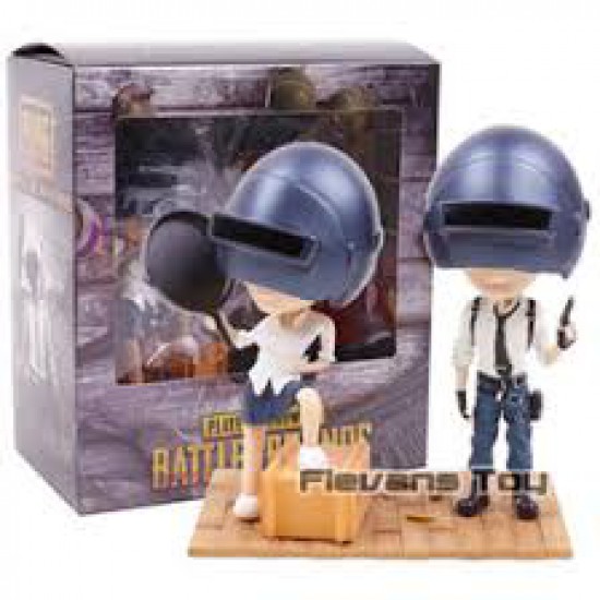 PUBG Playerunknown's BattleGrounds Player PVC Figure Big Head Doll Collectible Model Toy