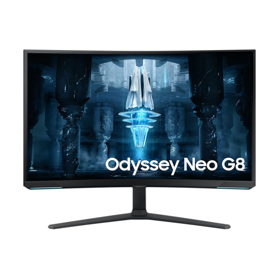 Samsung Odyssey Neo G8 (32" / 4K UHD / 240Hz / 1ms / HDMI 2.1) Quantum Mini-LED Curved Monitor