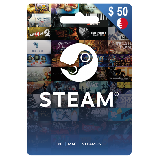 Steam Card ( BH / $50 )