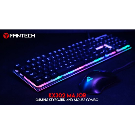 Fantech KX-302s Major Gaming Keyboard and Mouse Combo