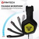 Fantech MH83 Adjustable Over Ear Gaming Headphone RGB Light Noise Cancelling Gaming Headset 7.1 