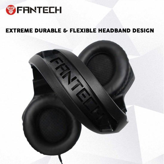 Fantech MH83 Adjustable Over Ear Gaming Headphone RGB Light Noise Cancelling Gaming Headset 7.1 