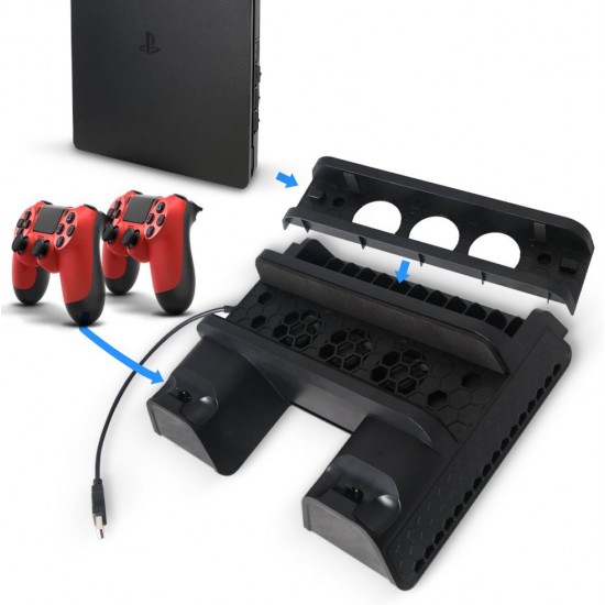 PS4 Series Multifunctional Cooling Stand - PS4 / PS4 Slim / PS4 Pro