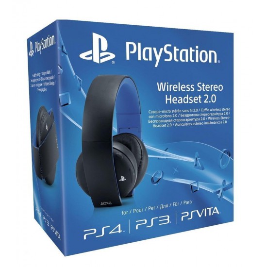 Påhængsmotor Rejsebureau dæk Sony PlayStation Wireless Stereo Headset 2.0 - Black (PS4/PS3/PS Vita) |  ICE GAMES