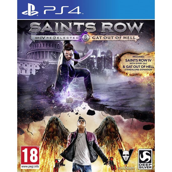 (USED) Saints Row IV: Re-elected/ Saints Row: Gat Out of Hell - Playstation 4 (USED)
