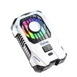 X136 Back Clip Mobile Phone Cooler 2500mAH Semiconductor Cooling Fan (white)