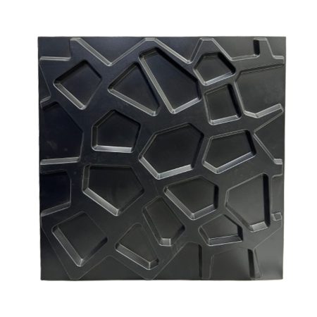 3D PVC Wall Panel (D067,Black)