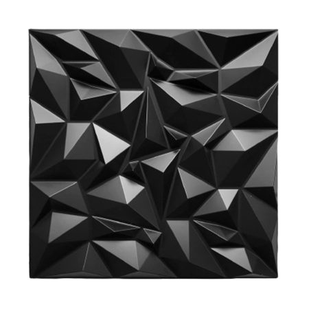 3D PVC Wall Panel (D101,Black)