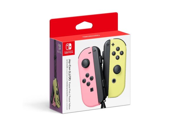 Nintendo Switch Joy Con (L)/(R) (Postel Pink / Postel Yellow)